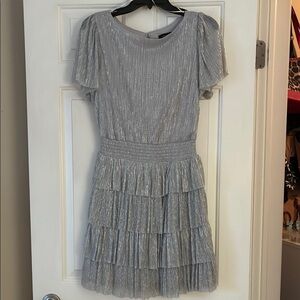 MSK Silver Shimmer Dress